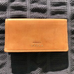 Fossil Light Brown Slim Bifold Wallet